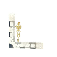 Load image into Gallery viewer, 9ct Gold Welsh Three Feather Lovespoon Pendant
