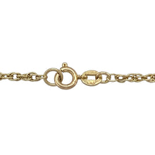 Load image into Gallery viewer, 9ct Gold &amp; Cubic Zirconia Set Horse Head Horseshoe 16&quot; Necklace
