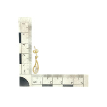 Load image into Gallery viewer, 9ct Gold &amp; Diamond Swirl Drop Earrings
