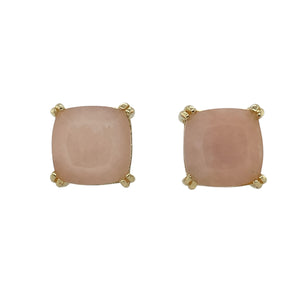 Add bold colour and striking symmetry to your collection with these pre-owned 9ct yellow gold and pink stone square stud earrings—perfect for standout elegance with a vibrant touch.

Design: Each earring features a large 10mm by 10mm square-cut pink stone, offering a bold pop of colour and a clean, geometric silhouette.
Material: Made from 9-carat yellow gold, the polished finish frames the vivid stones beautifully, enhancing their sparkle and saturation.
