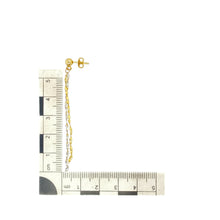 Load image into Gallery viewer, 9ct Gold Dangle Drop Stud Earrings
