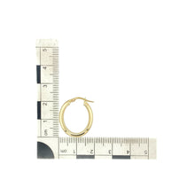 Load image into Gallery viewer, 9ct Gold Oval Plain Creole Earrings
