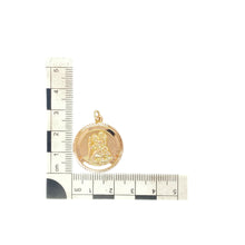 Load image into Gallery viewer, 9ct Gold Round St Christopher Pendant
