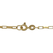Load image into Gallery viewer, Add clean lines and understated elegance to your collection with this pre-owned 9ct yellow gold 22&quot; long box chain—perfect for refined everyday wear or layering versatility.

Design: The chain features a 2mm wide box link pattern, offering a smooth, structured profile with subtle shine and a modern finish.
Material: Made from 9-carat yellow gold, the polished surface enhances the crisp edges of the links with a warm, radiant glow.

