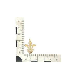 9ct Gold Welsh Three Feather Pendant