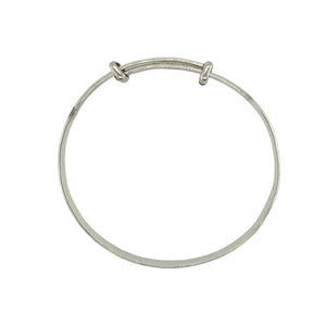 New 925 Silver Claddagh Patterned Baby Expander Bangle