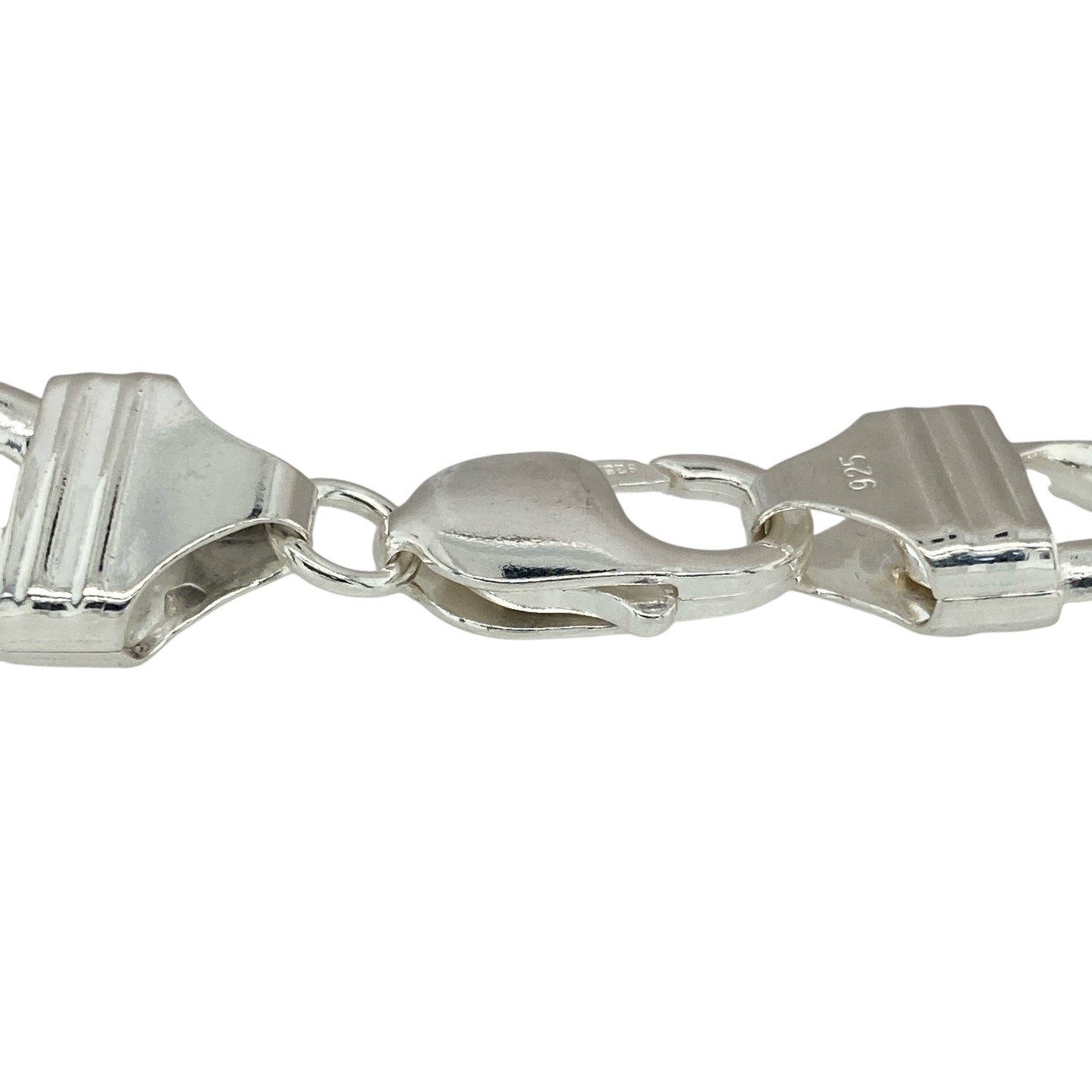Bring maximum impact and timeless style to your jewellery collection with this new 925 solid silver 9" curb bracelet—a bold and heavyweight piece designed for those who appreciate standout silver.

Design: Featuring a classic curb link pattern with a wide 14mm link width, this bracelet delivers a strong, confident look with enduring appeal.
Material: Made from solid 925 sterling silver, the high-polish finish enhances the bold links with a sleek, reflective shine.

