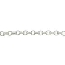 Load image into Gallery viewer, New 925 Silver 7.5&quot; Patterned Engraved Belcher Bracelet
