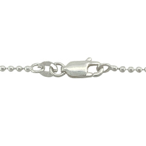 New 925 Silver 24" Dog Tag Necklace
