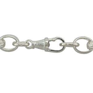 Bring classic design and detailed texture to your jewellery collection with this new 925 silver 26" patterned engraved oval link belcher chain—a timeless piece with bold form and refined contrast.

Design: Featuring 9mm wide alternating patterned and plain oval belcher links, this chain delivers a structured, traditional look elevated by subtle engraved detailing.
Material: Made from solid 925 sterling silver, the polished and engraved finishes enhance the visual depth and craftsmanship of each link.
