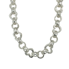 Load image into Gallery viewer, New 925 Silver 22&quot; Patterned Heart Link Chain
