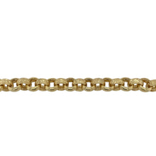 Load image into Gallery viewer, New Solid 925 Silver Heavily 9ct Gold Plated 9&quot; Patterned Belcher Bracelet

