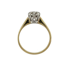 Load image into Gallery viewer, 18ct Gold &amp; Diamond Set Solitaire Ring
