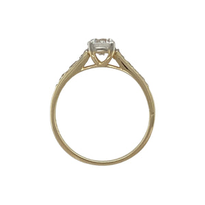 9ct Gold & Cubic Zirconia Set Solitaire Ring