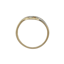 Load image into Gallery viewer, 9ct Gold &amp; Diamond Set Swirl Ring
