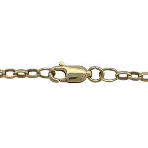 Bring classic simplicity and versatile style to your collection with this pre-owned 9ct yellow gold belcher chain—a timeless design with everyday elegance.

Design: This 23" chain features 2mm wide round belcher links, offering a clean and balanced look that suits both standalone wear and layering.
Material: Made from 9-carat yellow gold, the polished finish adds warmth and a soft shine to the traditional link style.
