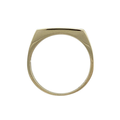 9ct Gold & Diamond Set Signet Ring