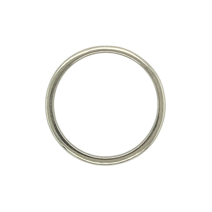 9ct White Gold 4mm Wedding Band Ring
