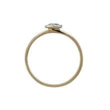 Load image into Gallery viewer, 9ct Gold &amp; Cubic Zirconia Set Triangle Ring
