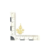 Load image into Gallery viewer, 9ct Gold Welsh Three Feathers Pendant
