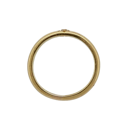 22ct Gold & Diamond Set Band Ring