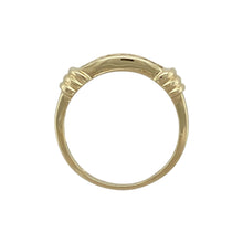 Load image into Gallery viewer, 9ct Gold &amp; Diamond Set Double Row Band Ring
