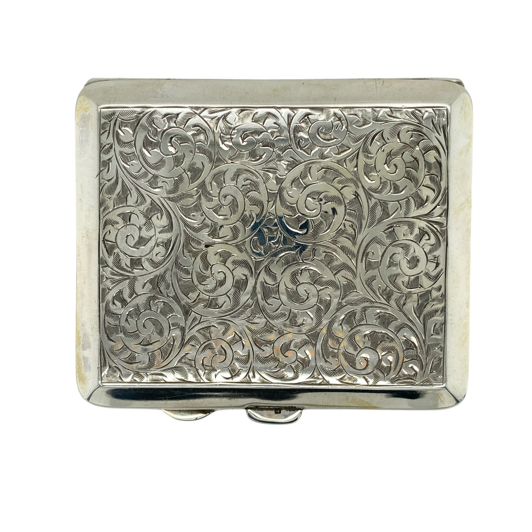925 Silver Patterned Compact