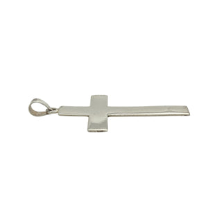 New 925 Silver Plain Cross Pendant