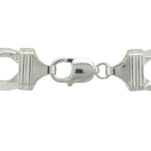 Load image into Gallery viewer, Bring bold sophistication and ultimate impact to your collection with this new 925 solid silver 24&quot; curb chain, offering a striking design and commanding presence—perfect for making a truly unforgettable statement.

Design: The chain features a traditional 24&quot; curb style with extra-wide 16mm links, creating a strong, sleek, and powerful look. Its bold silhouette and classic design make it a standout choice for those who love statement pieces.

