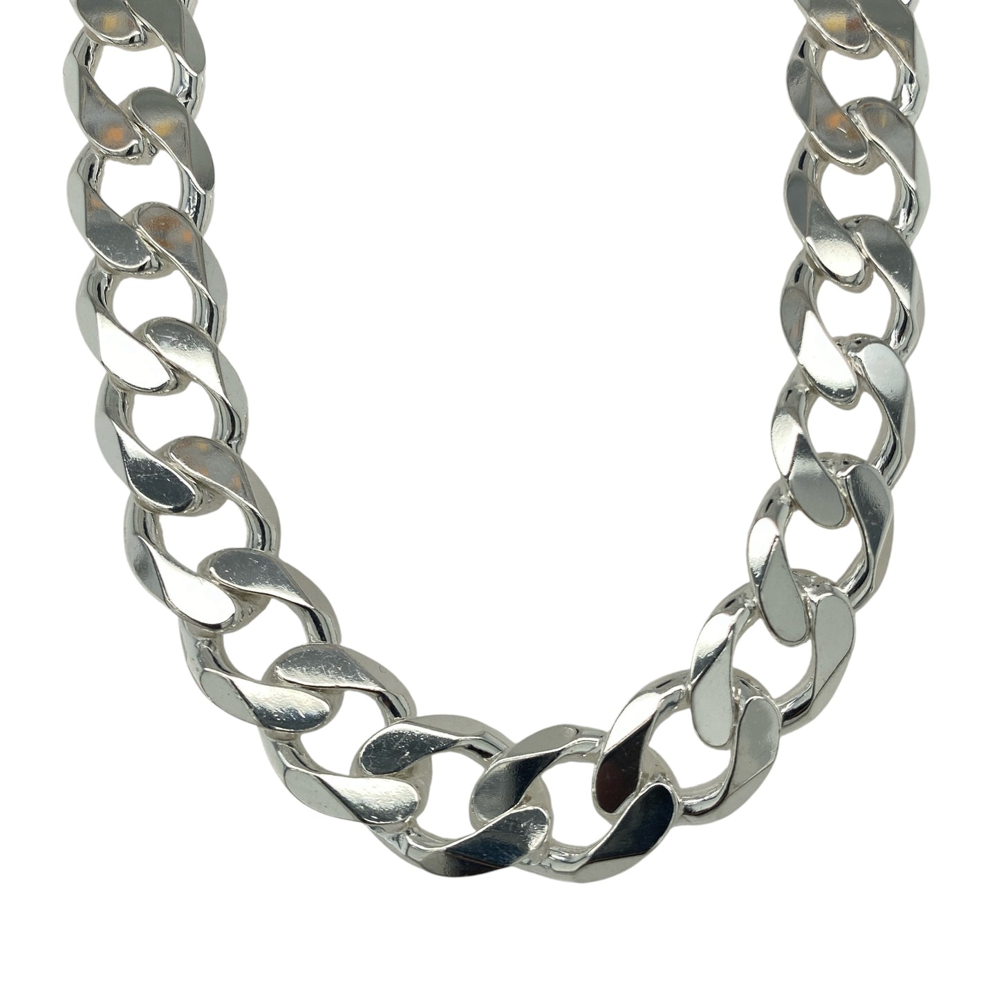 New 925 Solid Silver 22" Curb Chain 101 grams