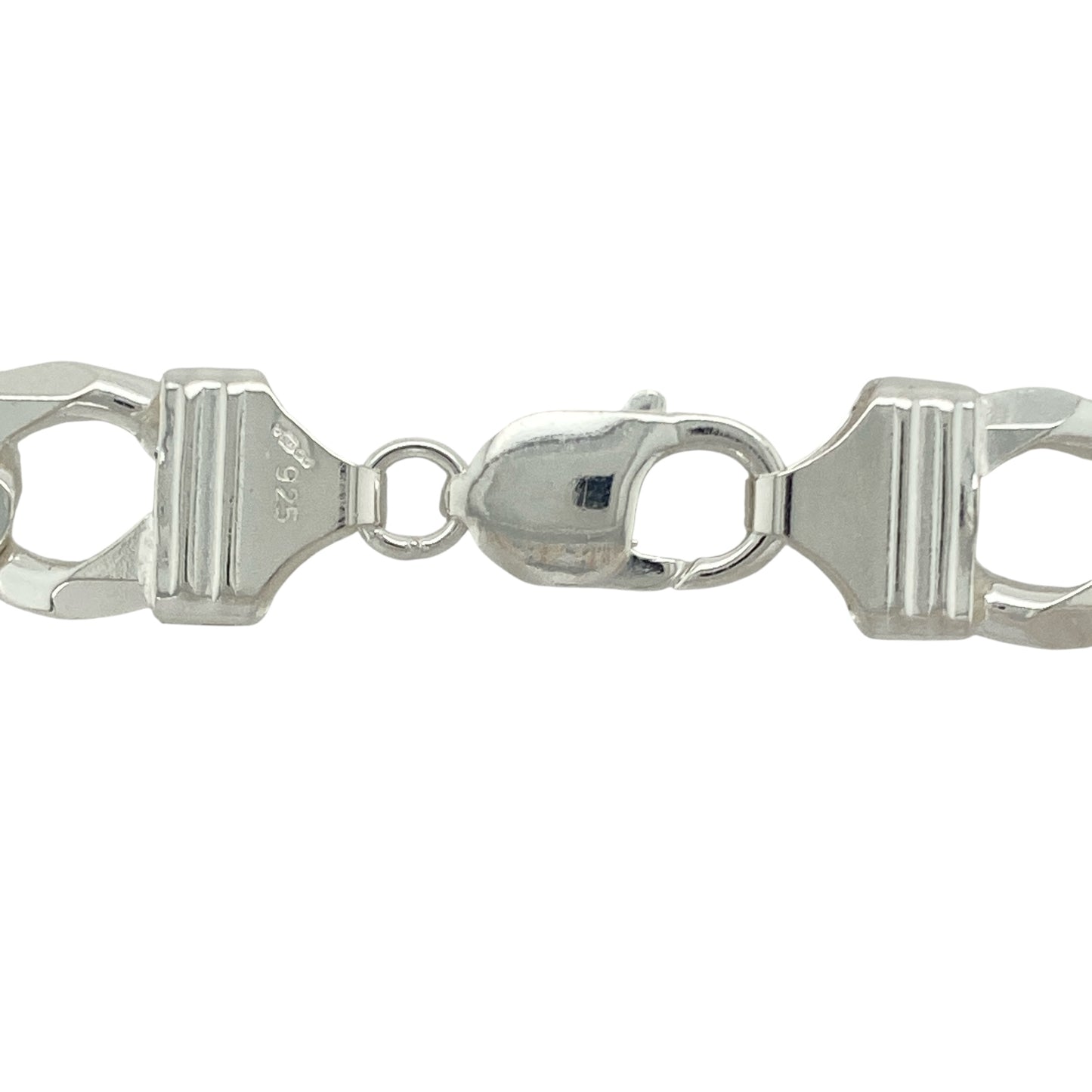 Bring bold sophistication and powerful style to your collection with this new 925 solid silver 24" curb chain, offering a classic design and commanding presence—perfect for making an unforgettable statement.

Design: The chain features a traditional 24" curb style with wide 14mm links, creating a strong, sleek, and striking look. Its bold silhouette and clean lines make it a versatile and standout choice for any occasion.
