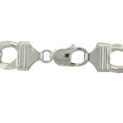 Bring bold sophistication and powerful style to your collection with this new 925 solid silver 24" curb chain, offering a classic design and commanding presence—perfect for making an unforgettable statement.

Design: The chain features a traditional 24" curb style with wide 14mm links, creating a strong, sleek, and striking look. Its bold silhouette and clean lines make it a versatile and standout choice for any occasion.

