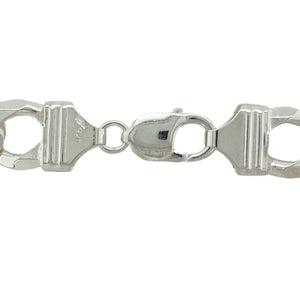 Bring bold sophistication and powerful style to your collection with this new 925 solid silver 24" curb chain, offering a classic design and commanding presence—perfect for making an unforgettable statement.

Design: The chain features a traditional 24" curb style with wide 14mm links, creating a strong, sleek, and striking look. Its bold silhouette and clean lines make it a versatile and standout choice for any occasion.
