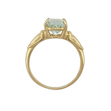 Load image into Gallery viewer, 18ct Gold &amp; Aqua Set Ring
