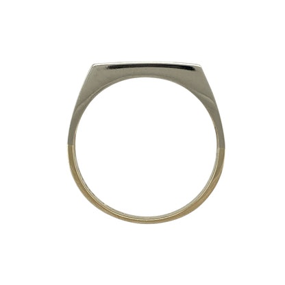 9ct Gold & Diamond Set Signet Ring