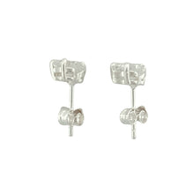 Load image into Gallery viewer, 925 Silver 7mm Heart Cubic Zirconia Stud Earrings

