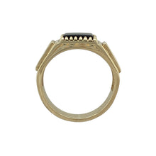 Load image into Gallery viewer, 9ct Gold &amp; Onyx Set Signet Ring
