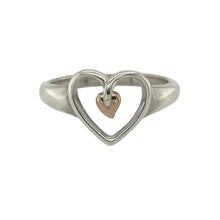 Load image into Gallery viewer, 925 Silver Clogau Tree of Life Heart Ring
