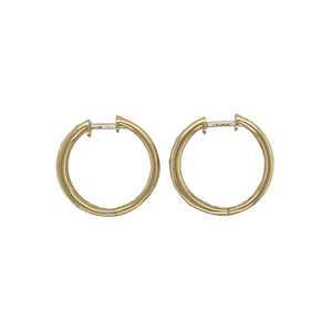 18ct Gold Diamond & Sapphire Set Hoops
