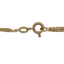 Load image into Gallery viewer, Bring sleek sophistication and luxurious shine to your collection with this pre-owned 9ct yellow gold 18&quot; square style snake link chain, offering a refined blend of bold elegance and timeless design—perfect for elevating any look.

Design: The chain features a striking square style snake link design with a 2mm width, creating a smooth, fluid appearance that beautifully catches and reflects the light.

