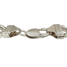 Load image into Gallery viewer, Bring bold sophistication and timeless style to your collection with this pre-owned 925 silver 9&quot; curb bracelet, offering a striking blend of classic design and strong presence—perfect for making a confident statement.

Design: The bracelet features a traditional curb link design with a substantial 12mm width, creating a polished and powerful look that stands out beautifully on the wrist.

