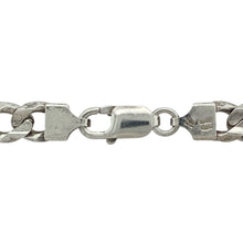 Load image into Gallery viewer, Bring bold elegance and classic style to your collection with this pre-owned 925 silver 24&quot; curb chain, offering a refined blend of timeless design and substantial presence—perfect for making a confident statement.

Design: The chain features a traditional curb link design with an 8mm width, creating a strong, polished look that adds a touch of sophistication and bold style to any outfit.

