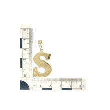 Load image into Gallery viewer, 9ct Solid Gold &#39;S&#39; Initial Pendant
