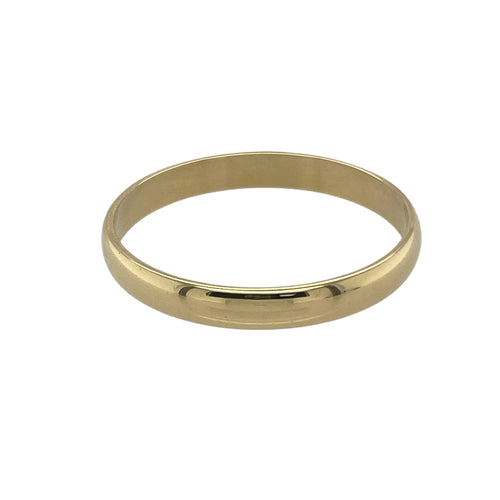 9ct Gold 3mm Wedding Band Ring