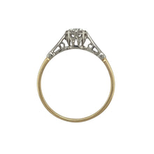 Load image into Gallery viewer, 18ct Gold &amp; Platinum Diamond Set Solitaire Ring
