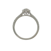Load image into Gallery viewer, 9ct White Gold &amp; Diamond Set Halo Style Ring
