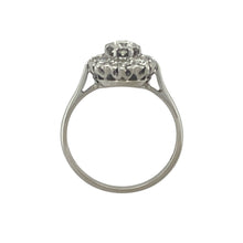 Load image into Gallery viewer, 18ct White Gold &amp; Diamond Set Vintage Style Cluster Ring

