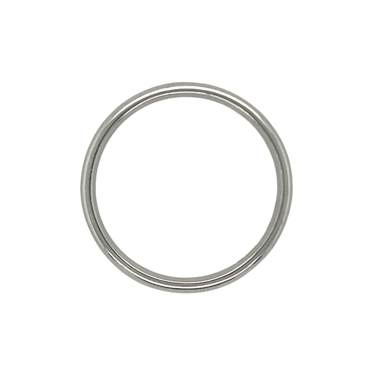 9ct White Gold 4mm Wedding Band Ring