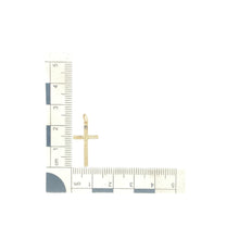Load image into Gallery viewer, 9ct Gold Patterned Small Cross Pendant
