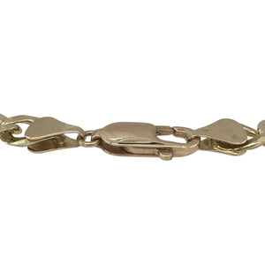 Bring bold style and classic strength to your collection with this pre-owned 9ct yellow gold 8" curb bracelet—a timeless design with solid presence and versatile appeal.

Design: The bracelet features traditional flat curb links with a 7mm width, offering a sleek, polished profile that lays comfortably on the wrist.
Material: Made from 9-carat yellow gold, the high-shine finish enhances the bold look of the links while providing a rich, golden glow.
